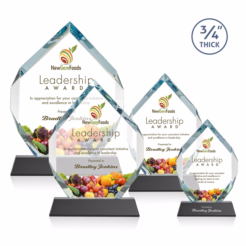 Royal Diamond VividPrint™ Award on Newhaven - Black