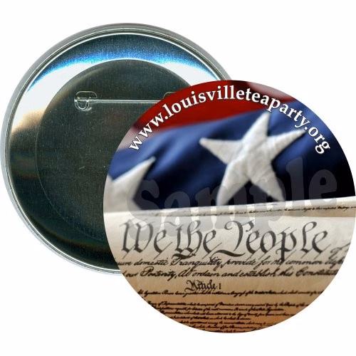 Louisville Tea Party We The People, Political Button