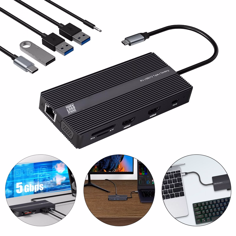 12-in-1 RVP+ USB C Docking Station