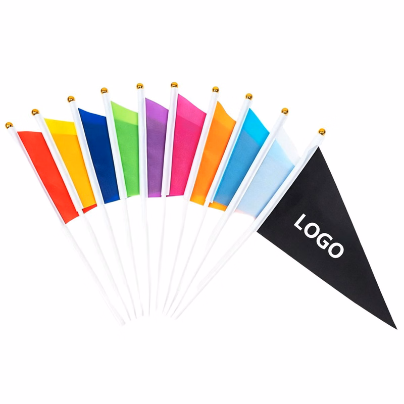 Hand-Held Triangular Flag