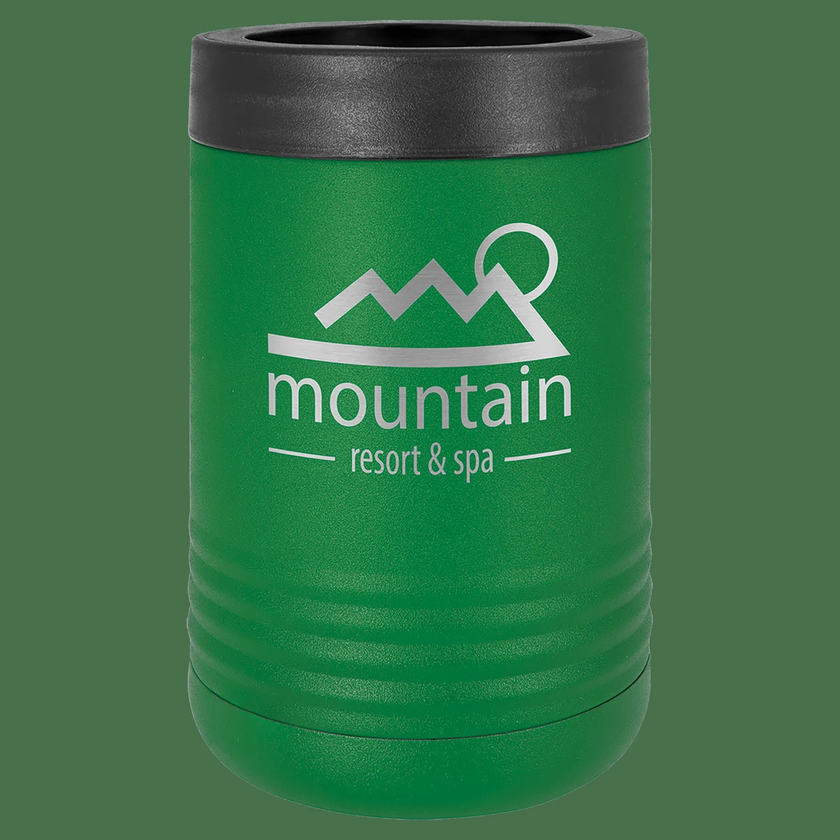 Green Laser Engraved Polar Camel Beverage Holder, custom koozie with logo imprint 1