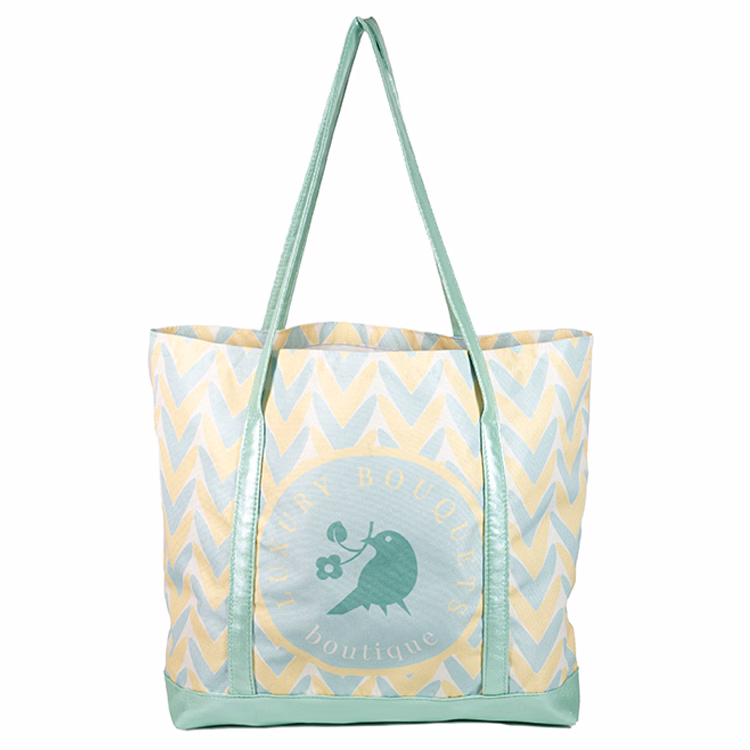 Large Wide Bottom Full Wrap Bottom Reinforcement Tote (15.5"H x 22"W x 6"D)