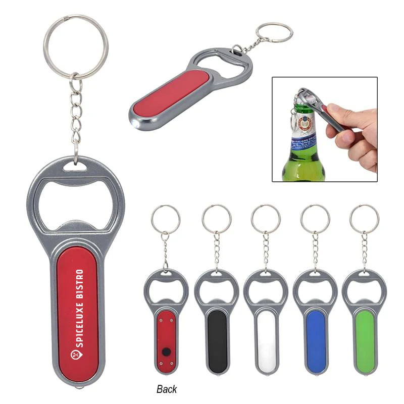 Fiesta Key Chain with Bottle Opener & LED Light 1
