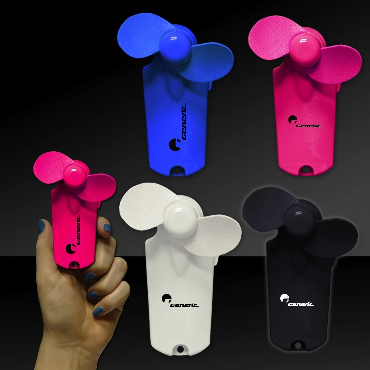 3 3/4" Handheld Mini Fans 1
