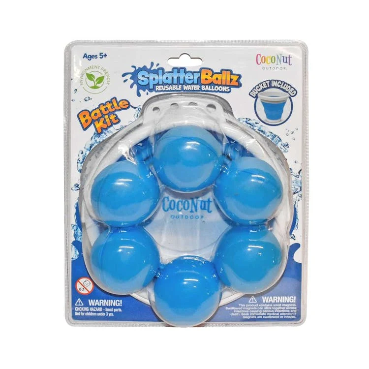 Reusable Water Balloons with Bucket Three Assorted Colors 1