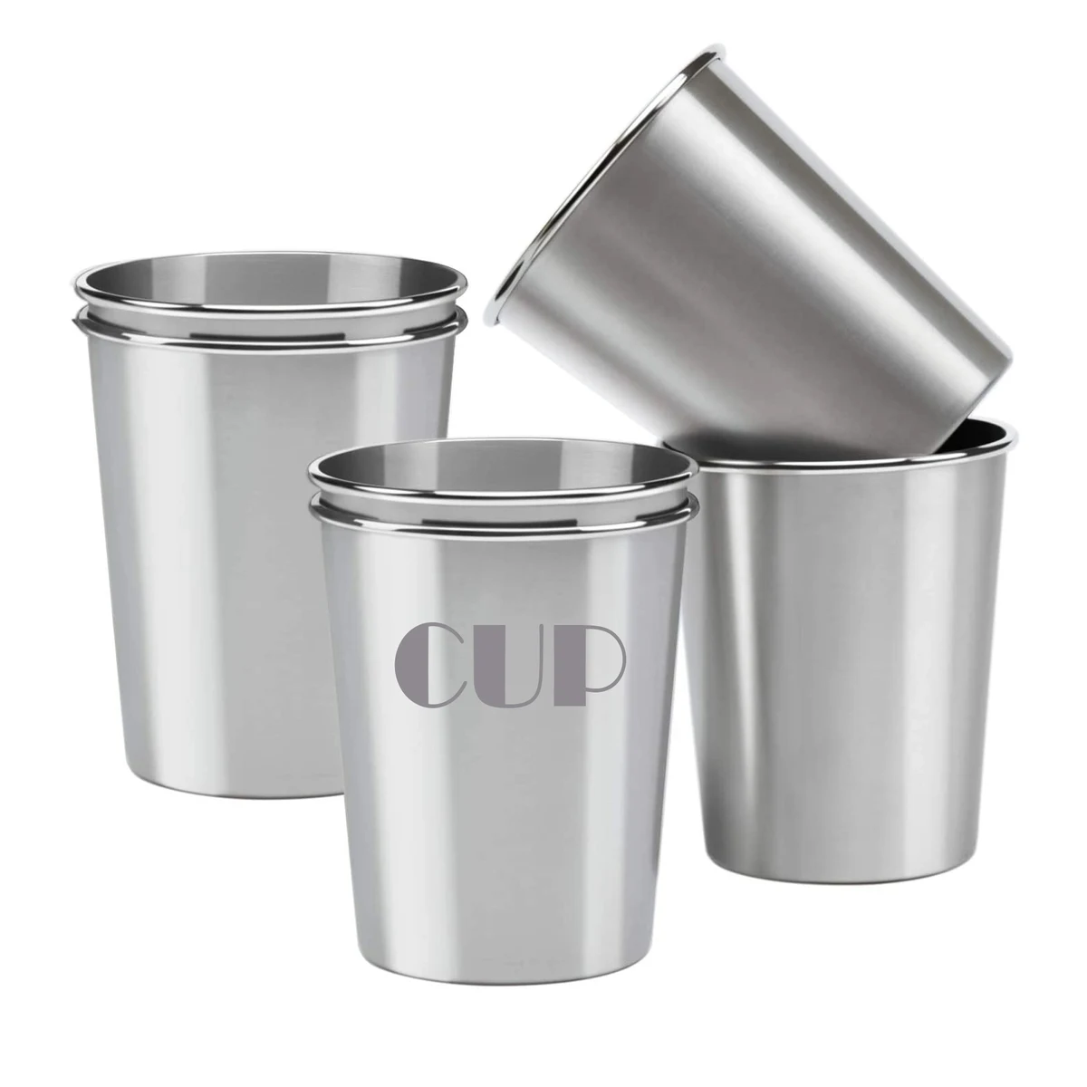 12 Oz Single Wall Stainless Steel Pint Cup 1