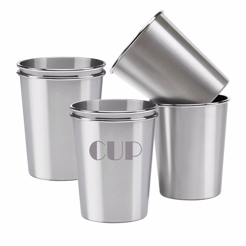 12 Oz Single Wall Stainless Steel Pint Cup