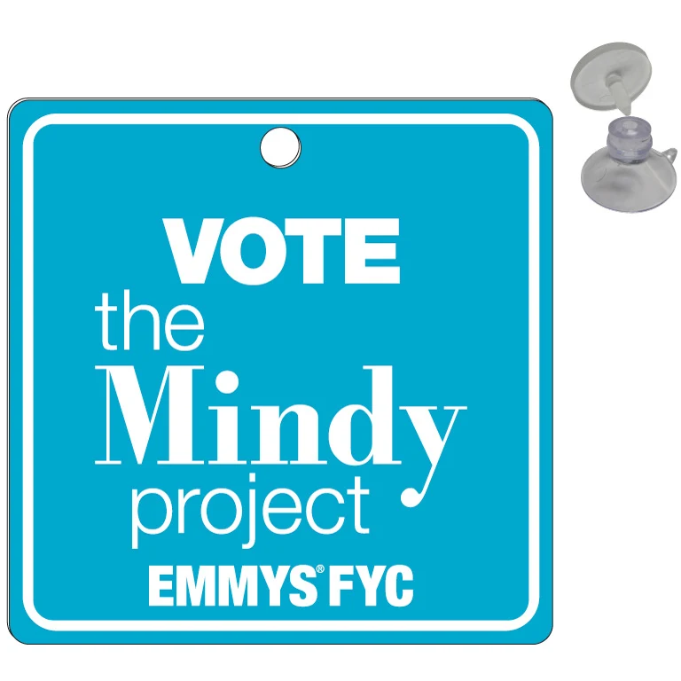 Baby on Board Sign .040 White Styrene Custom shape (24 sq/in) printed, 7/8" dia. suction cup in bulk 1