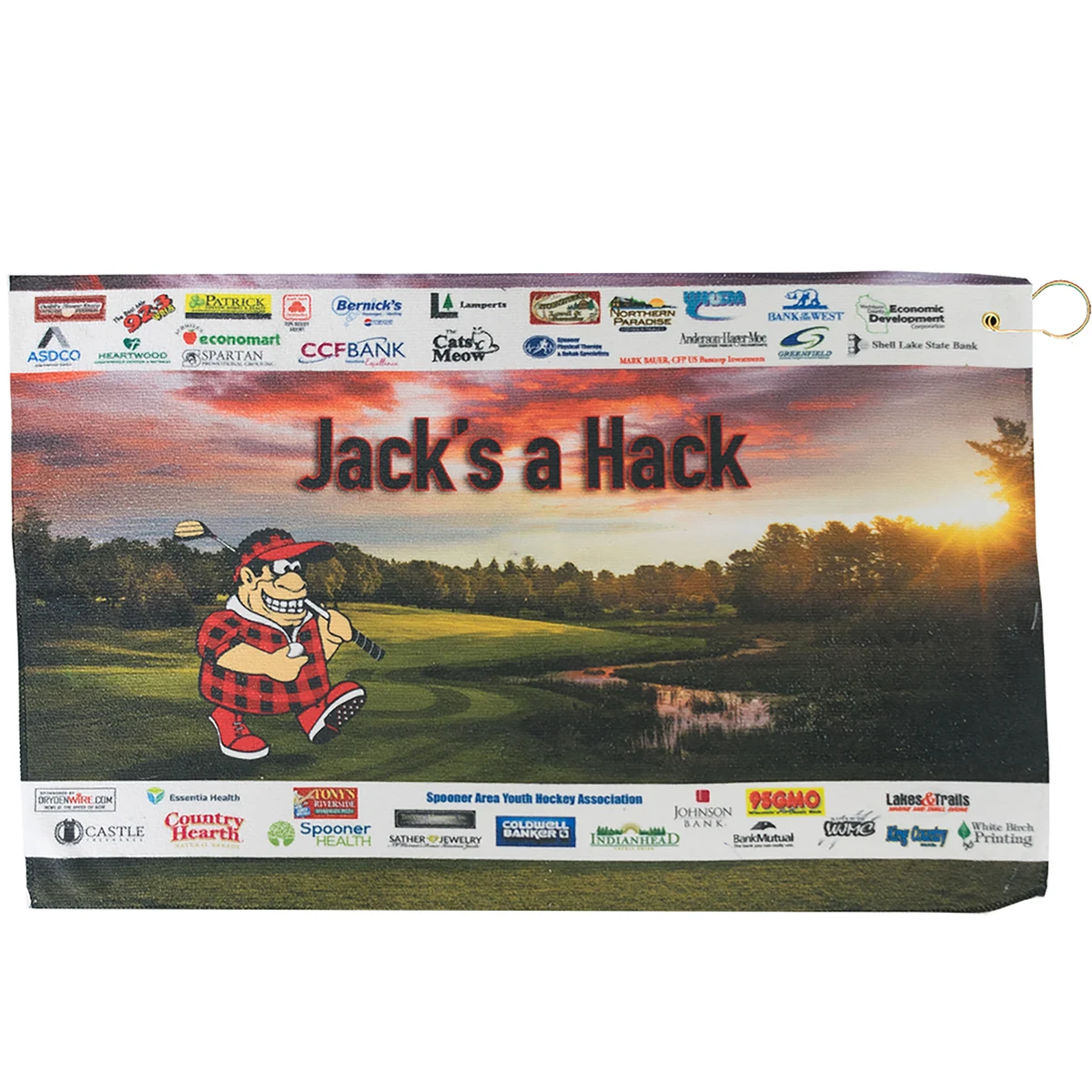 24" x 15" Full Bleed Microfiber Towel 1