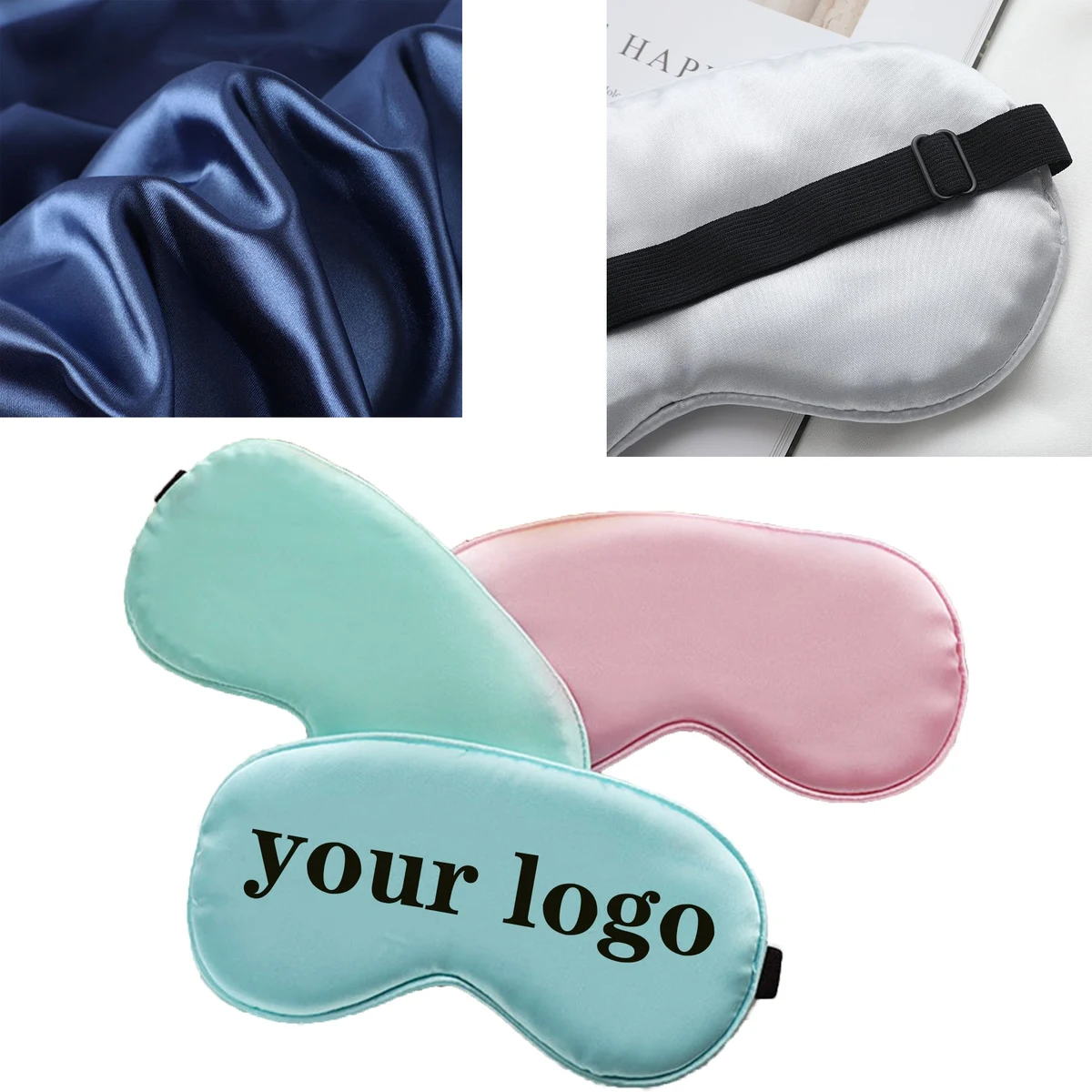 Imitation Silk Light Blocking Sleep Eye Mask 1