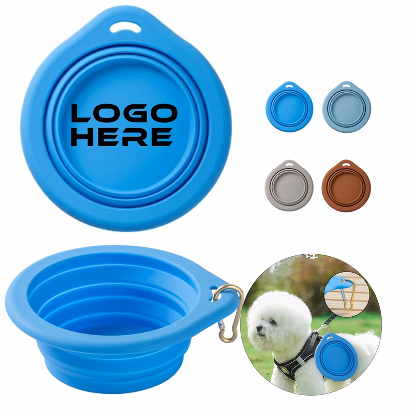Silicone Custom Folding Dog Bowl