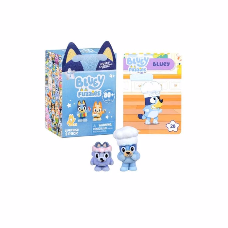 Bluey Fuzzie Figures - 2 Pack