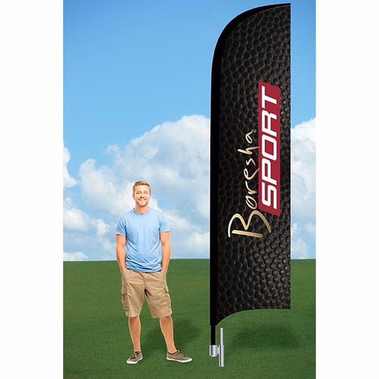 11ft PromoFlag with Ground Stake-Double