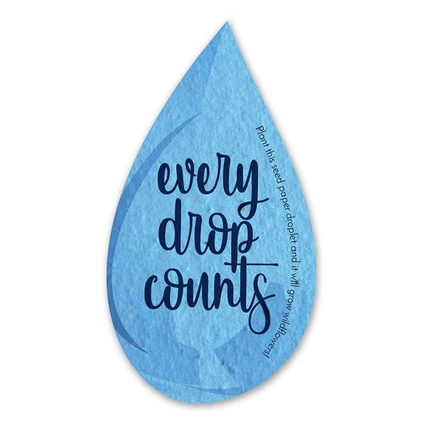 Water Droplet Printed Shape 1