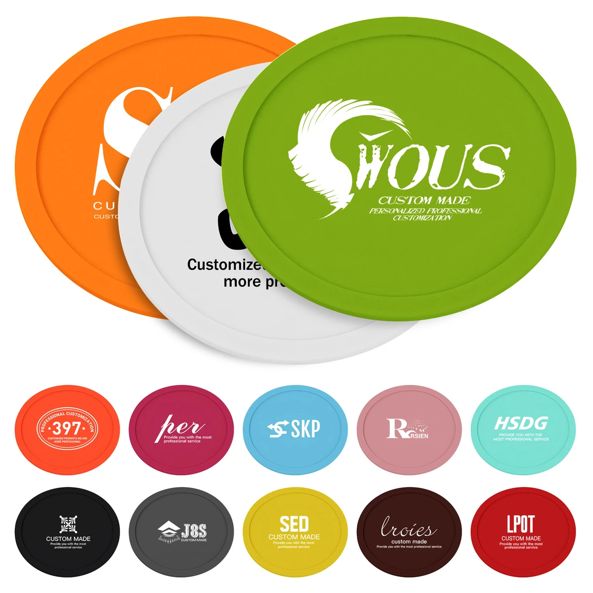 Soft PVC Insulation Coaster 1