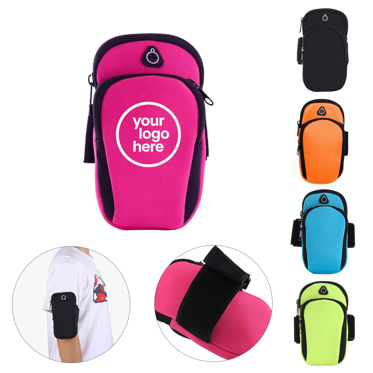 MOQ:10pcs Sport Phone Holder Armband 1