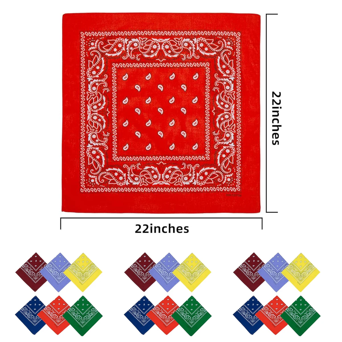 custom 22" x 22" Bandana 1