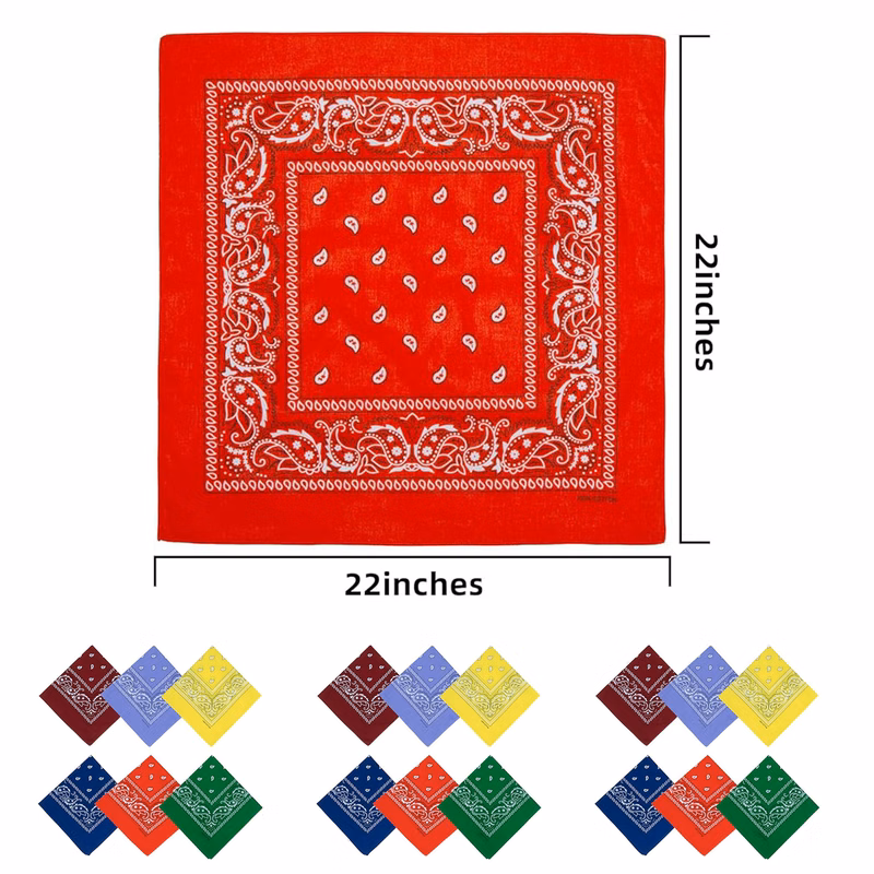 custom 22" x 22" Bandana