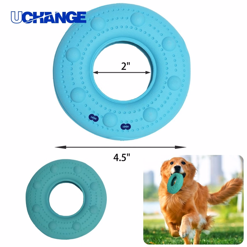 Versatile Rubber Donut Pet Toy