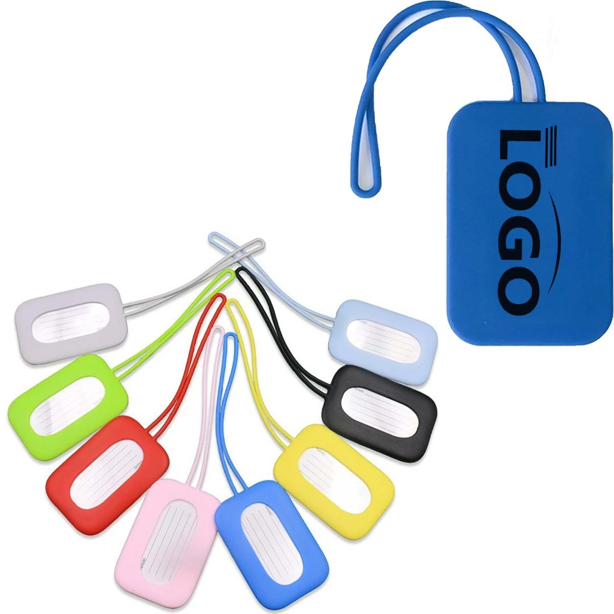 Silicone Luggage Loss Prevention Tag 1