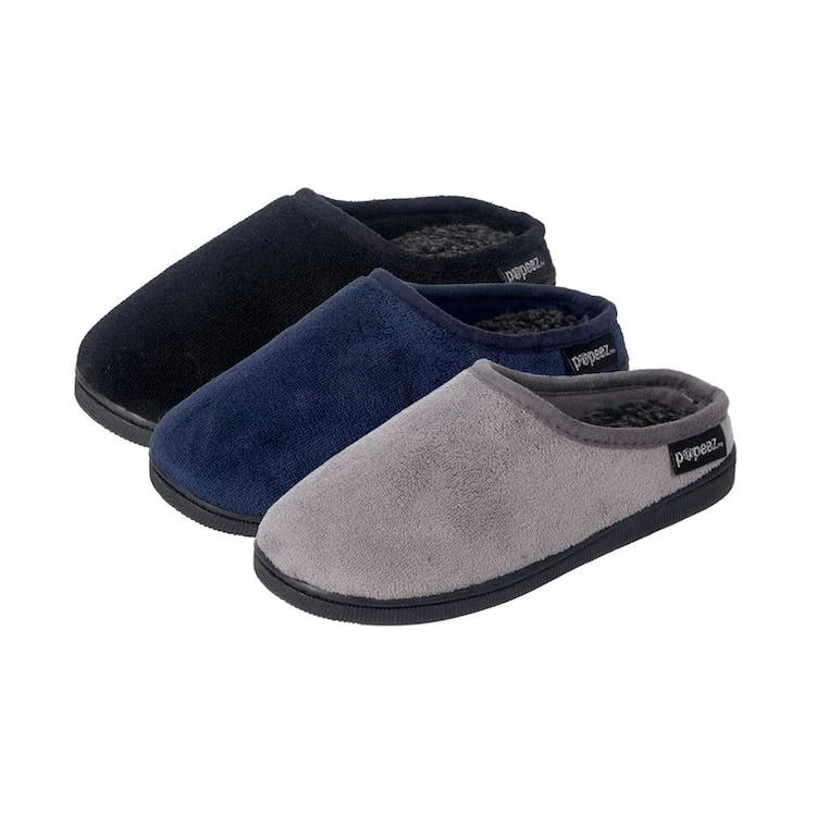 Boys' Terry Clog Slippers - S-XL 3 Neutral Colors 1