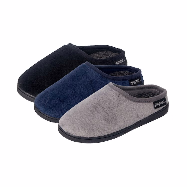 Boys' Terry Clog Slippers - S-XL 3 Neutral Colors