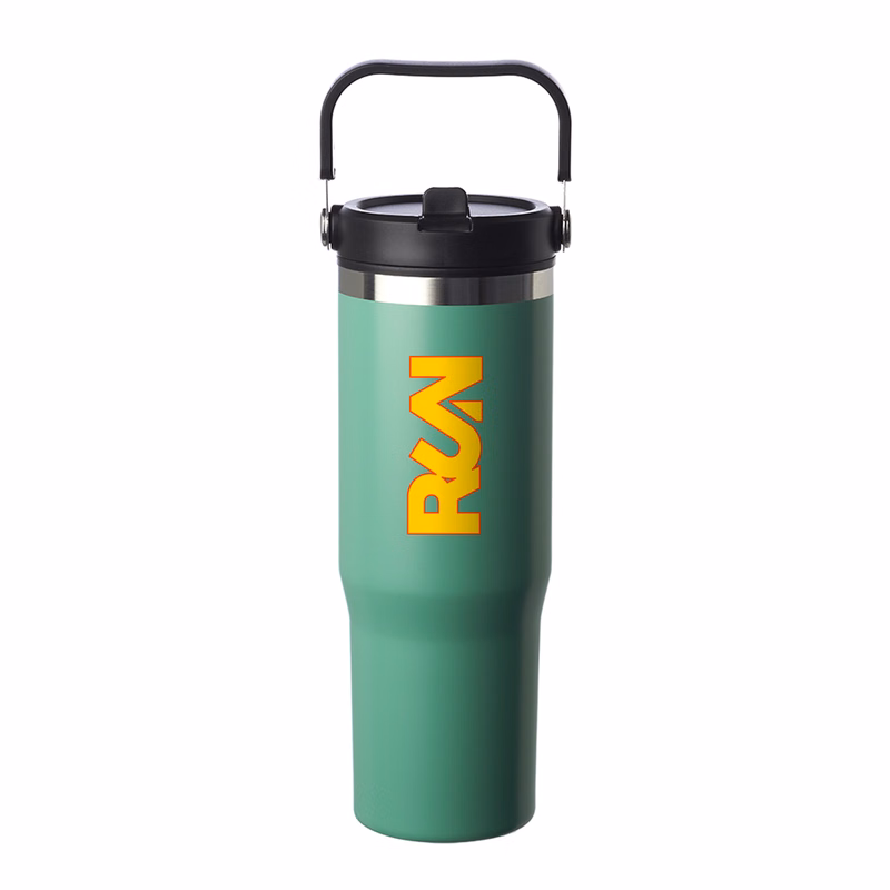 30 oz. Bayshore Stainless Steel Travel Mug (2 Color Imprint)