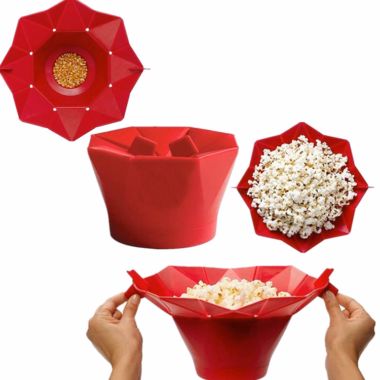 Microwave Silicone Popcorn Bucket