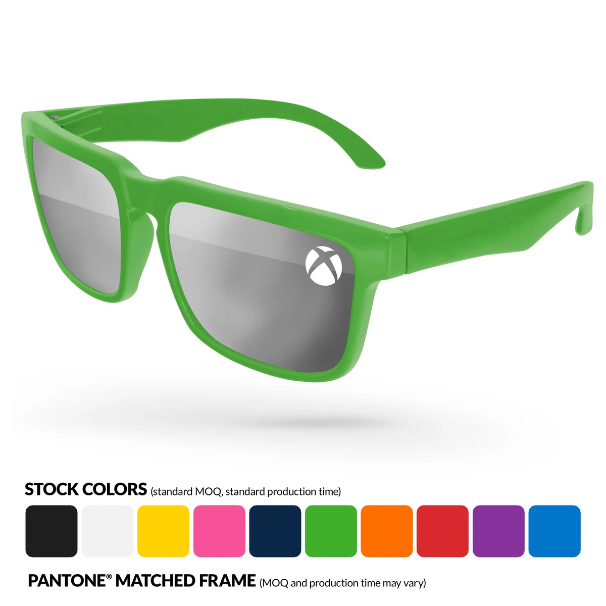 Mirror Heat Sunglasses w/ Lens Imprint 1