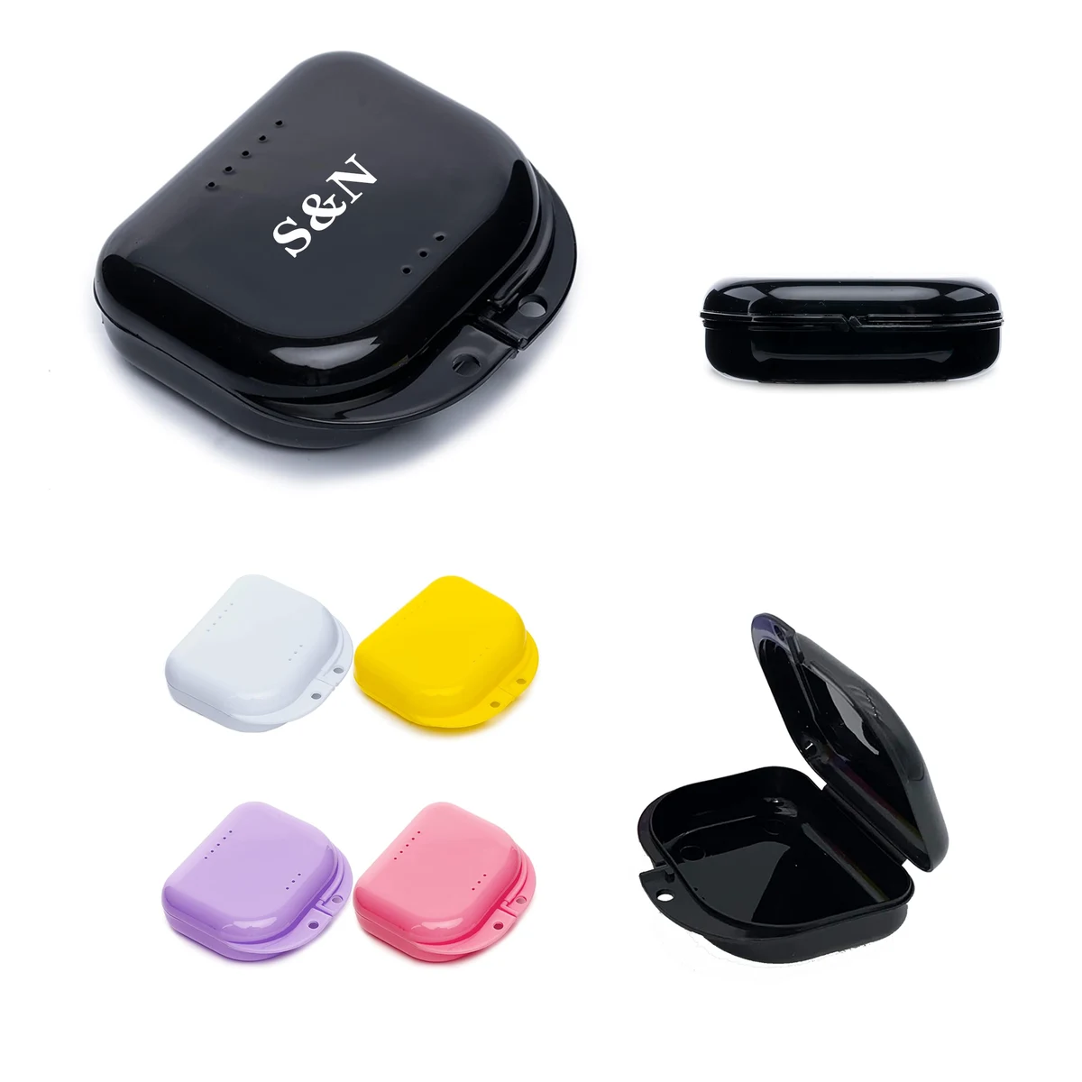 Plastic Denture Box With Ventilation Holes 1