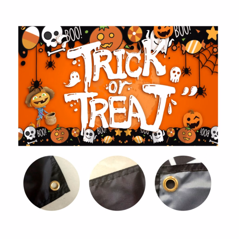 Custom Halloween Banner Festival Decoration