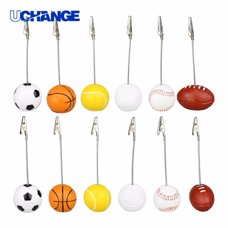 Sports Ball Clip Memo Holder