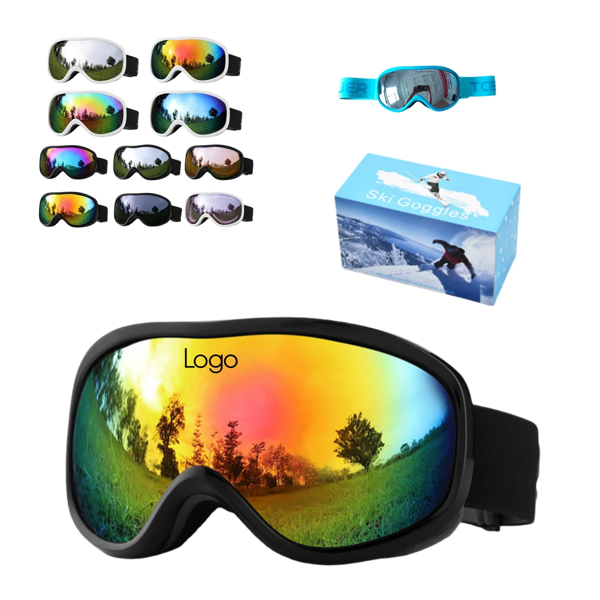 PC Fashionable Ski Goggles 1