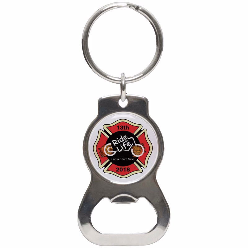 Round Keychain Bottle Opener