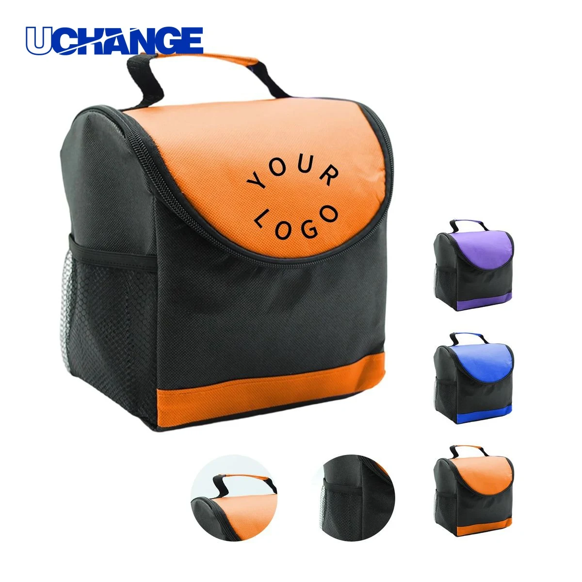 Non Woven Zipper Lunch Cooler Bag Carrier 1