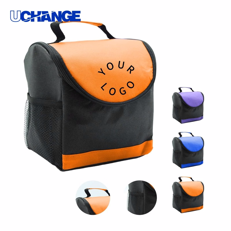 Non Woven Zipper Lunch Cooler Bag Carrier