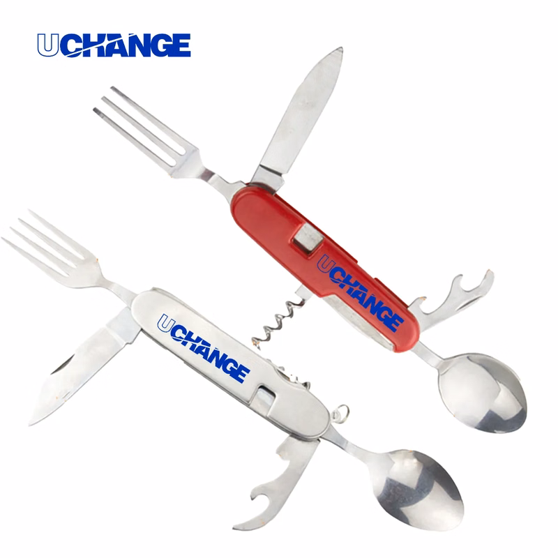 6 in 1 Stainless Camping Utensil Multi Tool