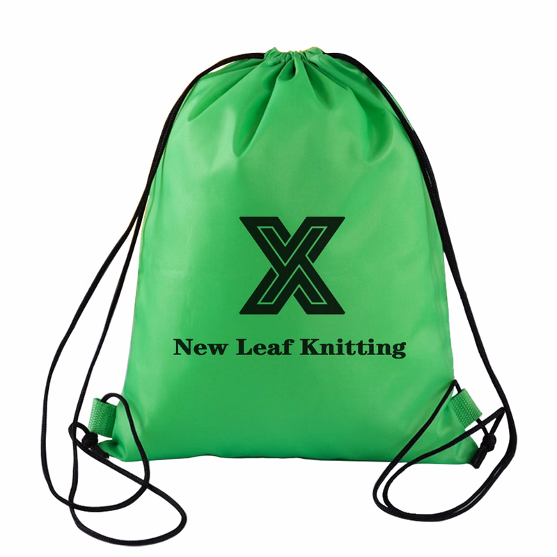 14" x17" Polyester Drawstring Backpack