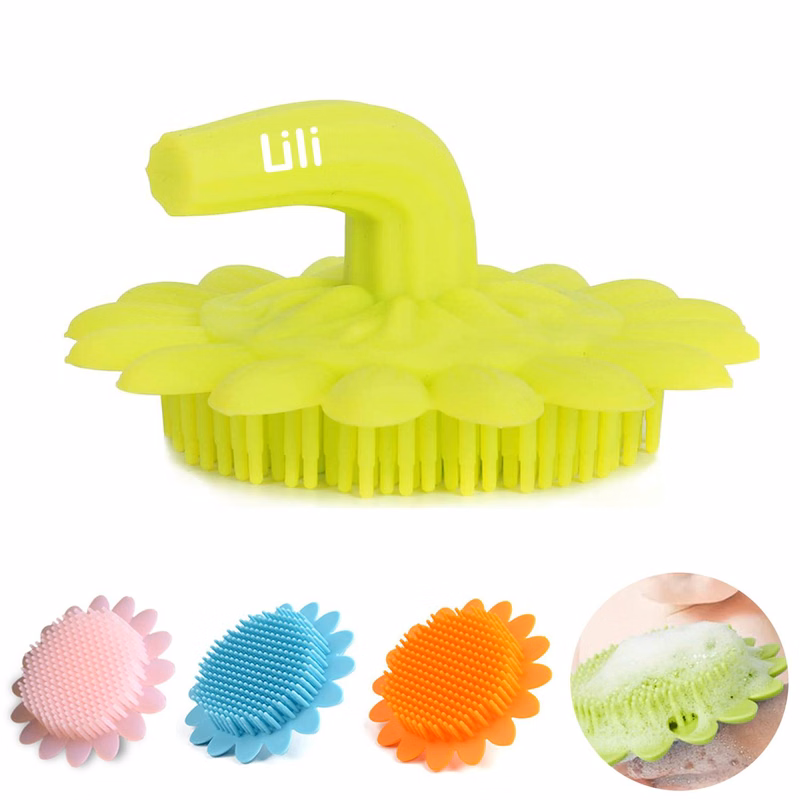 Sunflower Silicone Massage Shower Brush