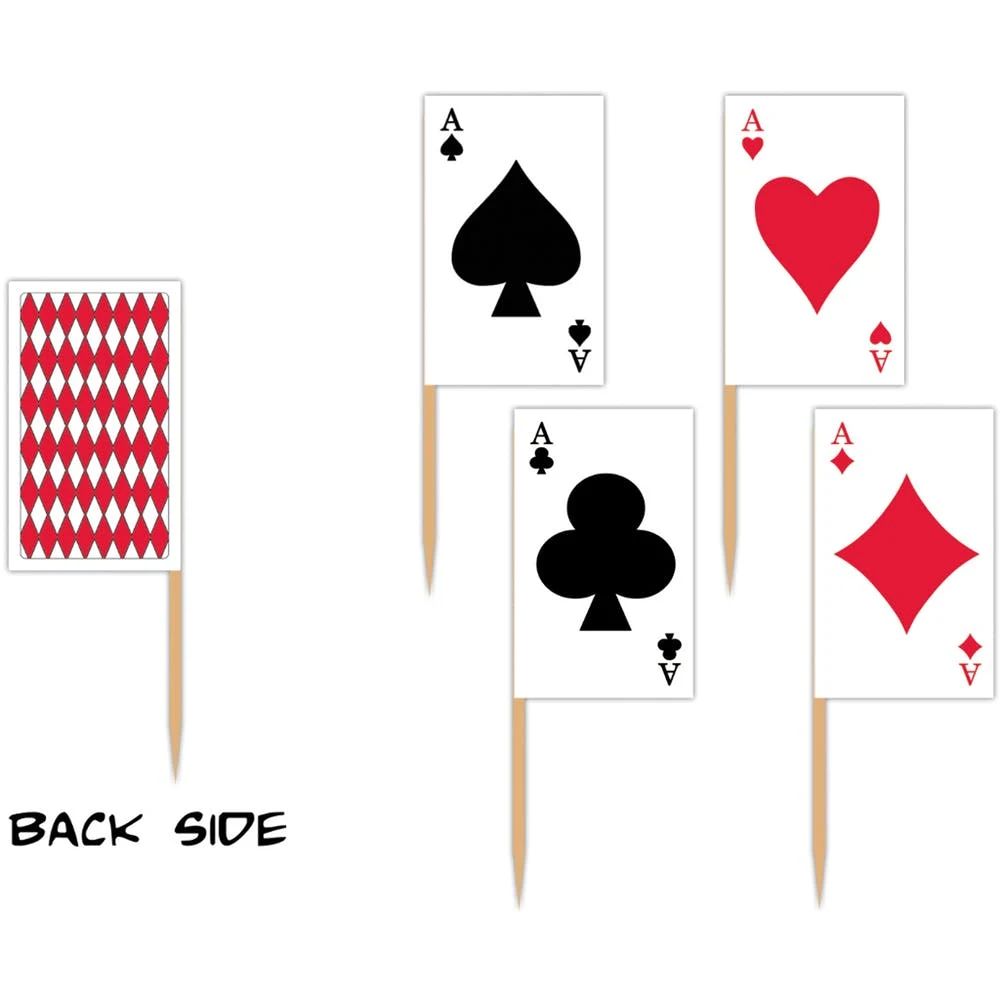 Playing Card Picks - 2.5" 50 Pk 1