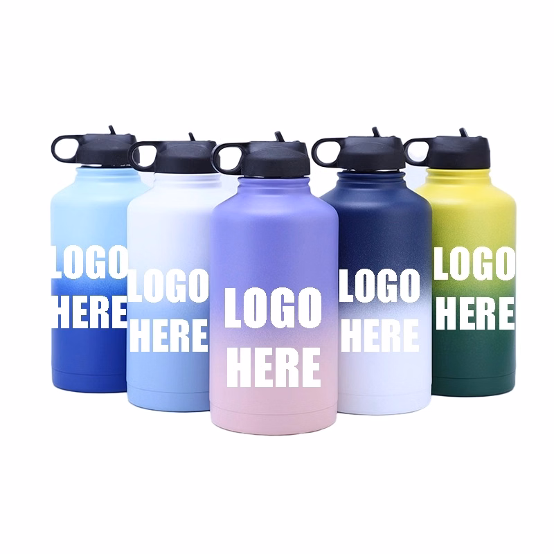 Custom 64 oz Stainless Steel Water Bottle