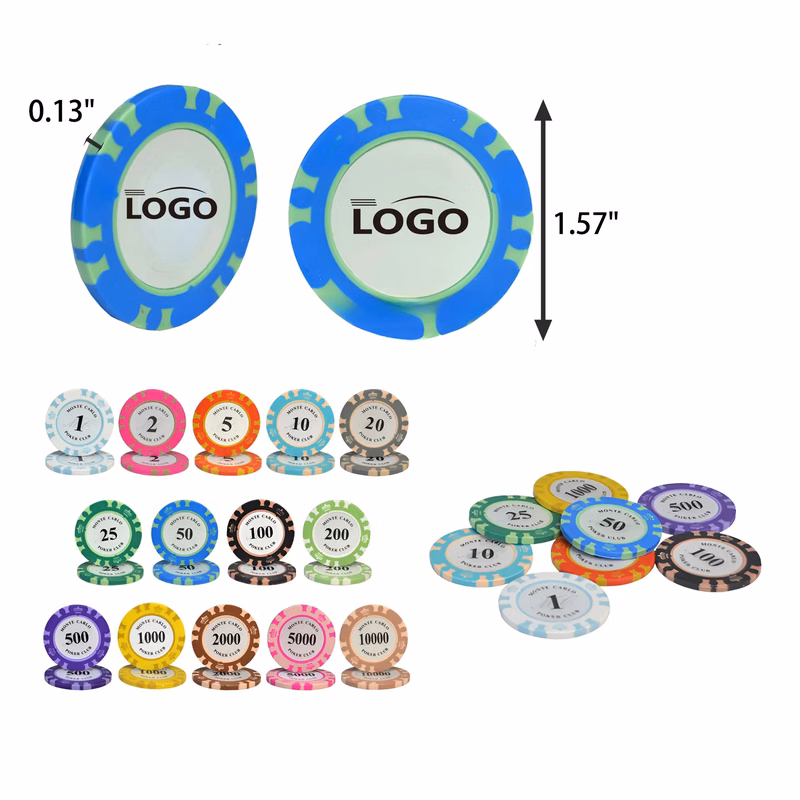 14 colors Clay Poker Chip