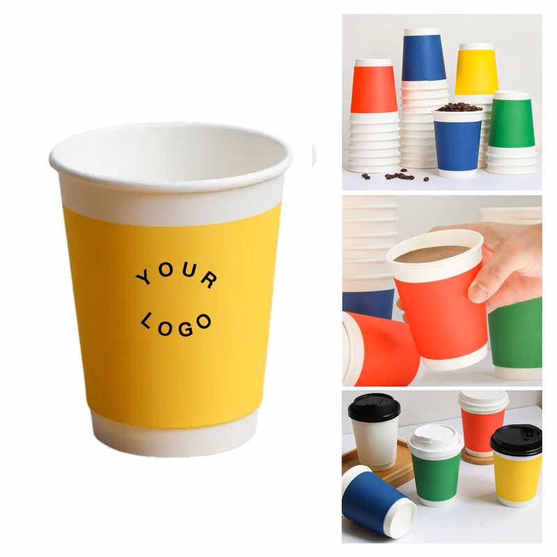 Premium 9oz Paper Cups for Hot and Cold Drinks