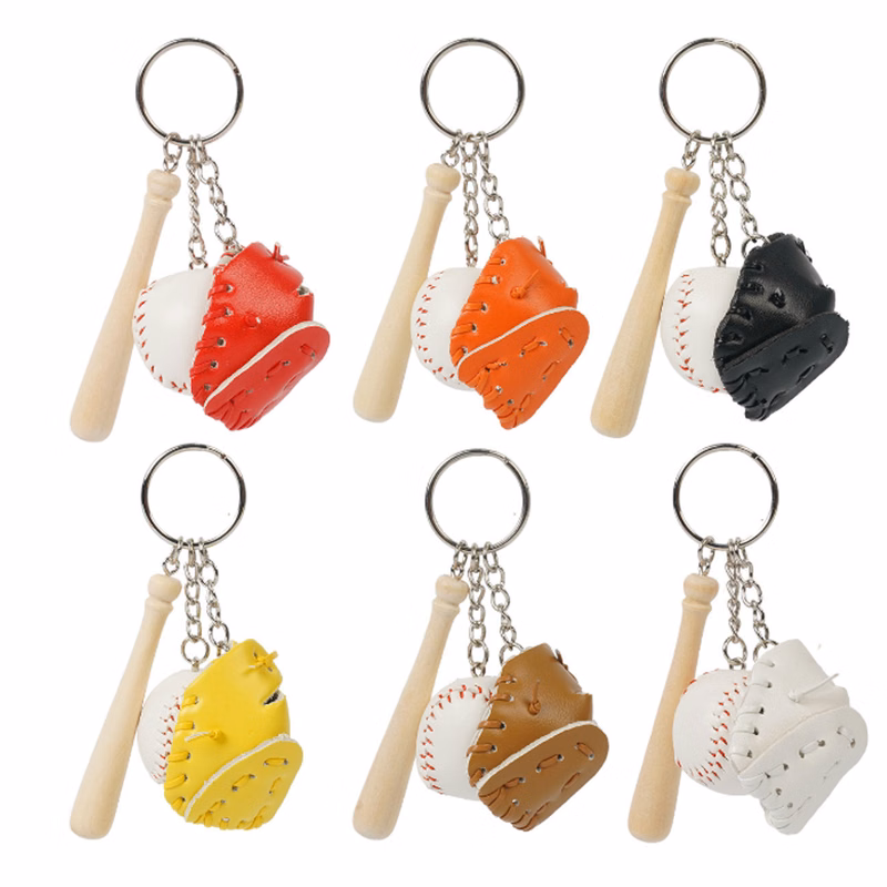 3-In-1 Baseball Keychain With Logo