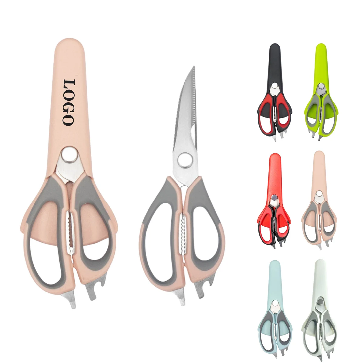 MOQ 10 pcs Stainless Steel Kitchen Shears 1
