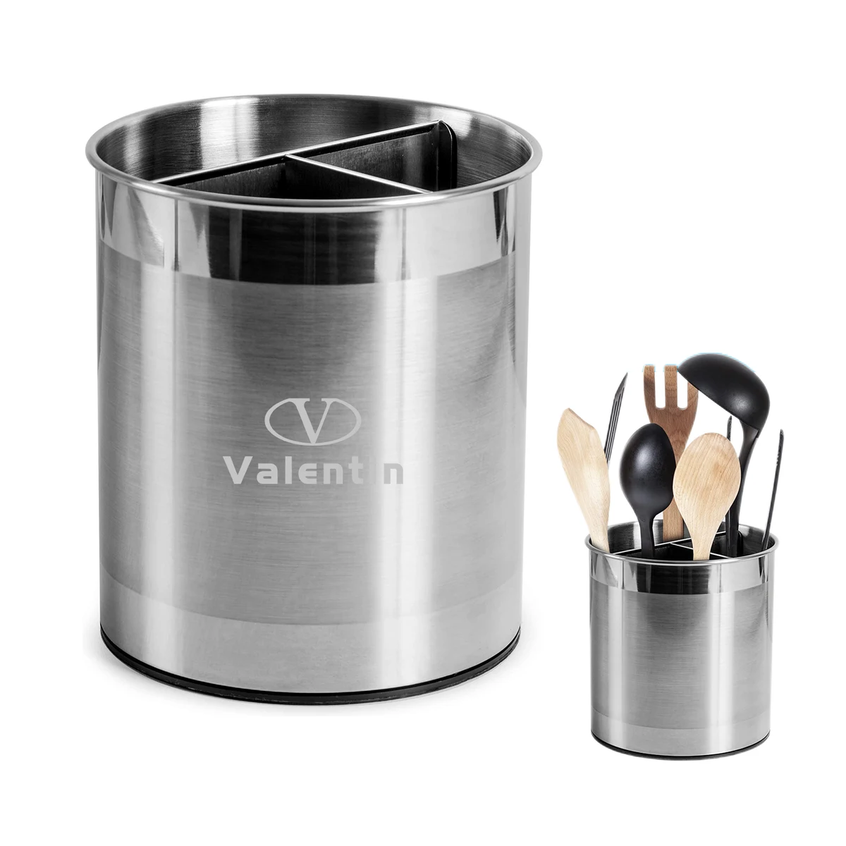 Stainless Steel Kitchen Utensil Holder 1