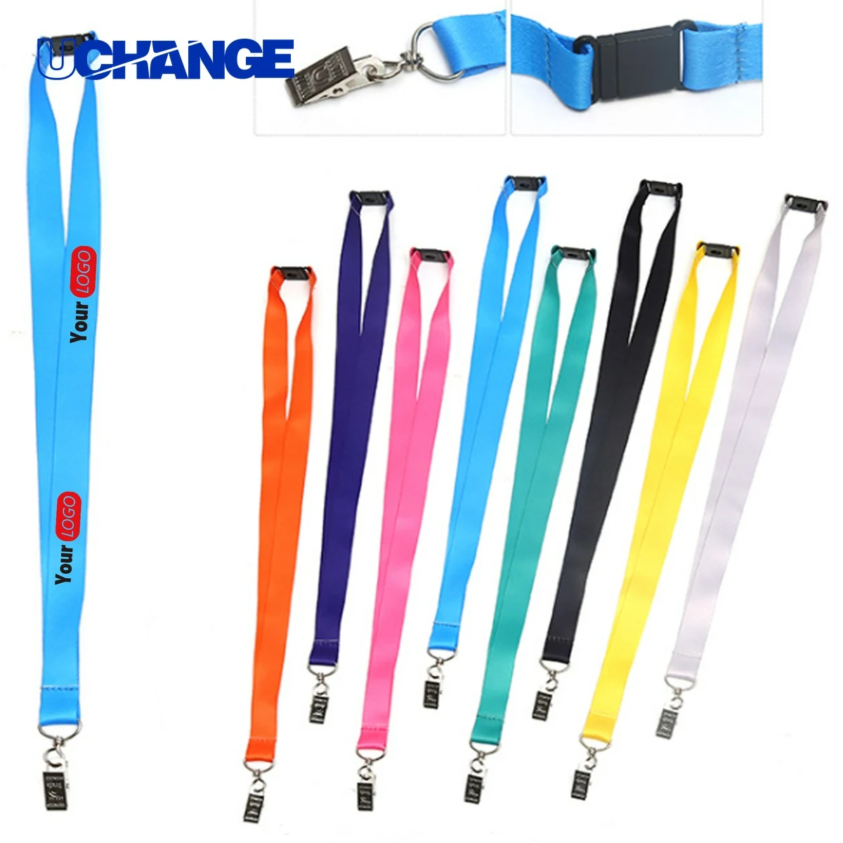 Full Color Polyester Lanyard with Breakaway 1