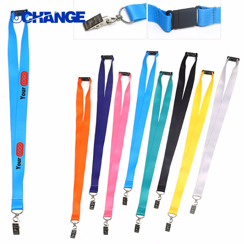 Full Color Polyester Lanyard with Breakaway