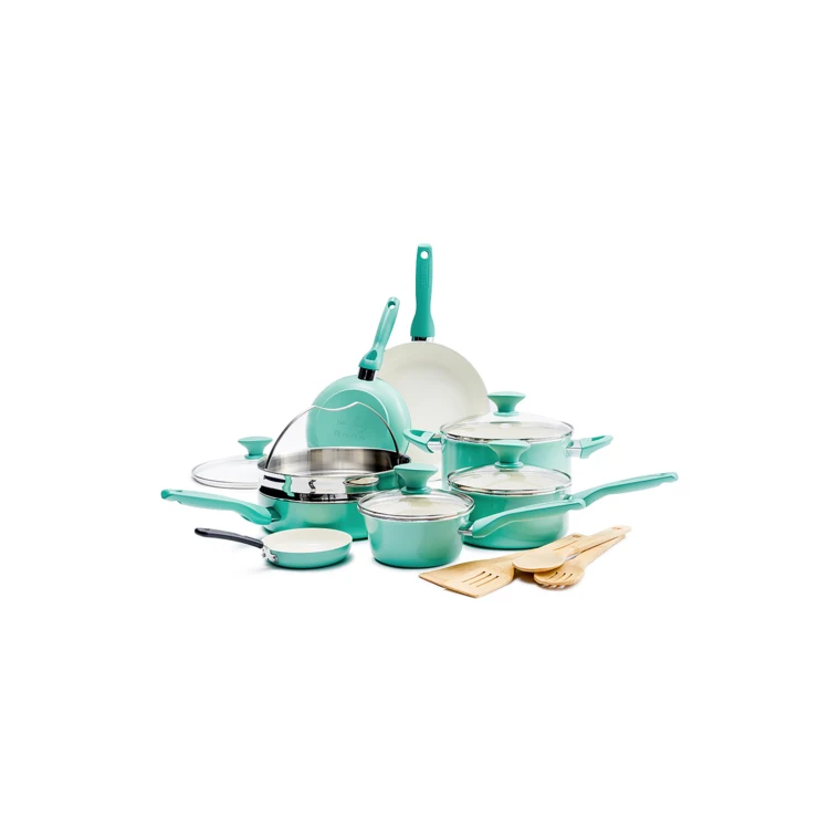 GreenPan Rio Ceramic Non-Stick 16-Piece Cookware Set 1