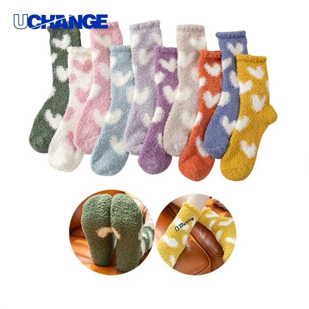 Coral Velvet Socks for Daily Use 1